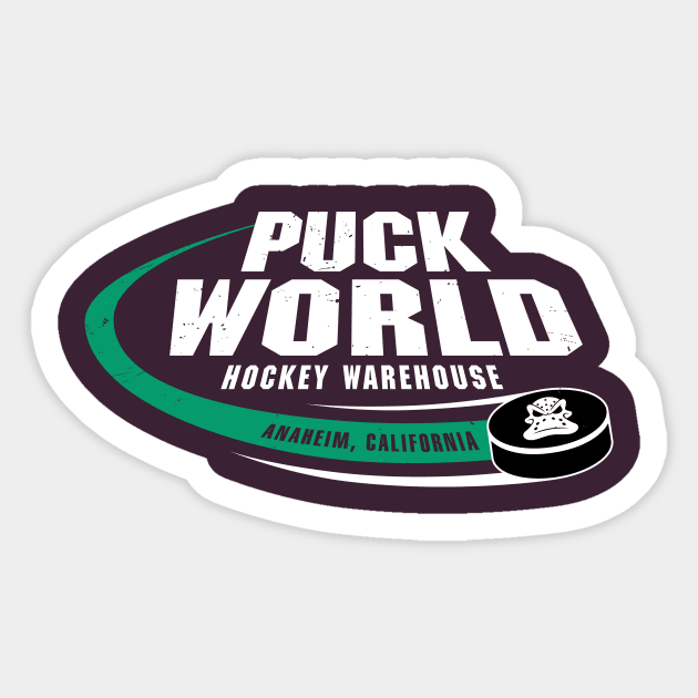 Puck World Hockey Warehouse Sticker by StevenReeves